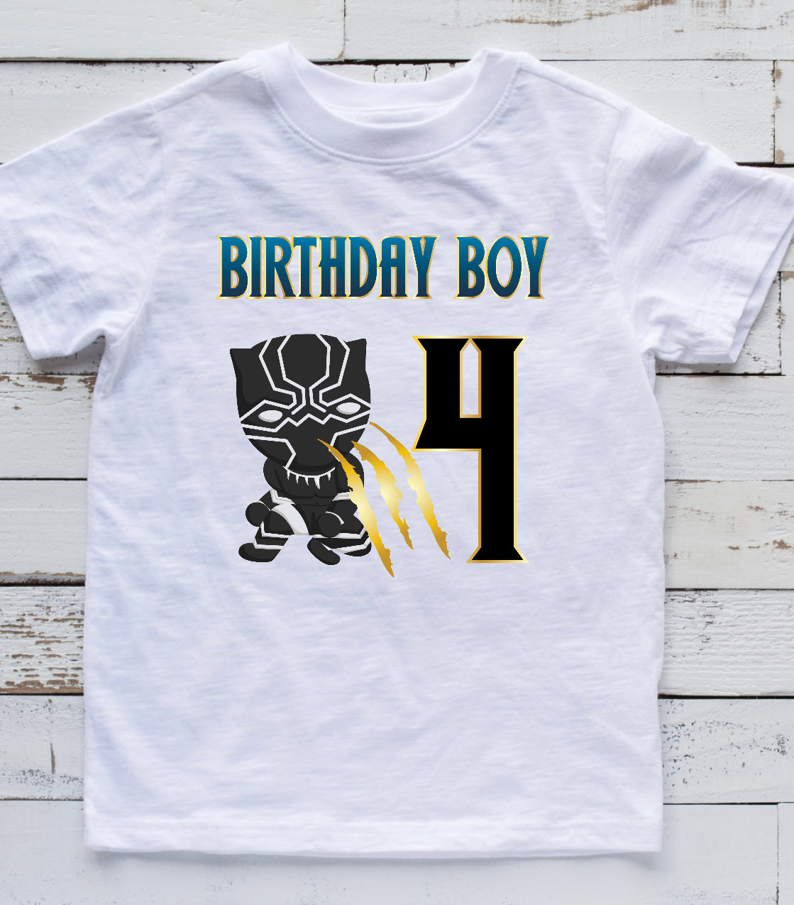 Black Panther Birthday shirt