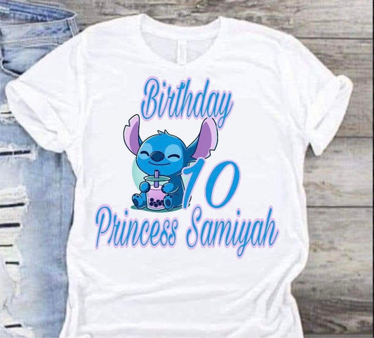 Stitch Birthday Transfer (Please Read Description)