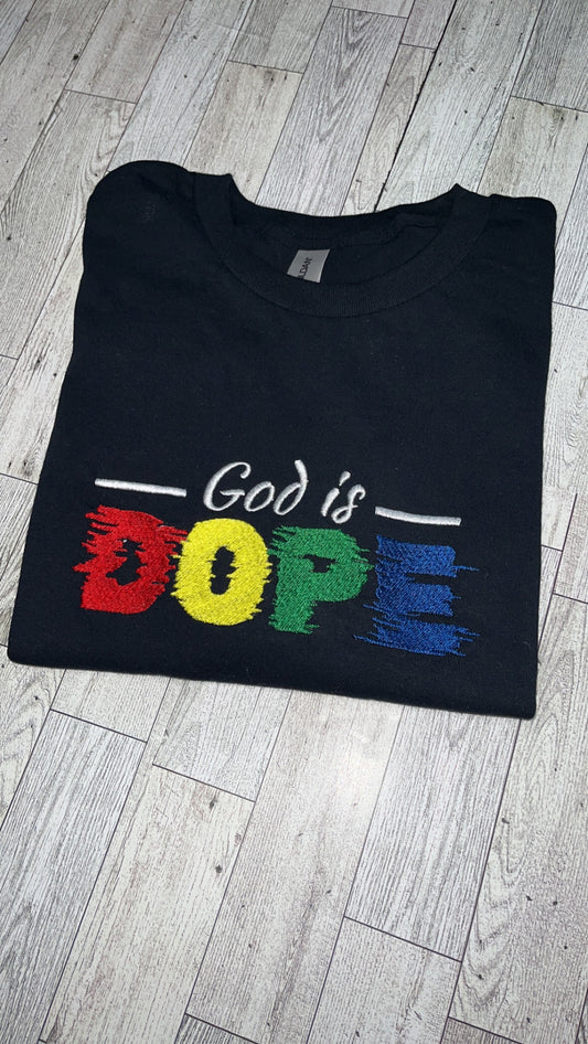 God is Dope Shirt Shirt(Stitch)