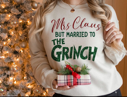 Mrs. Claus But Married to The Grinch Transfer
