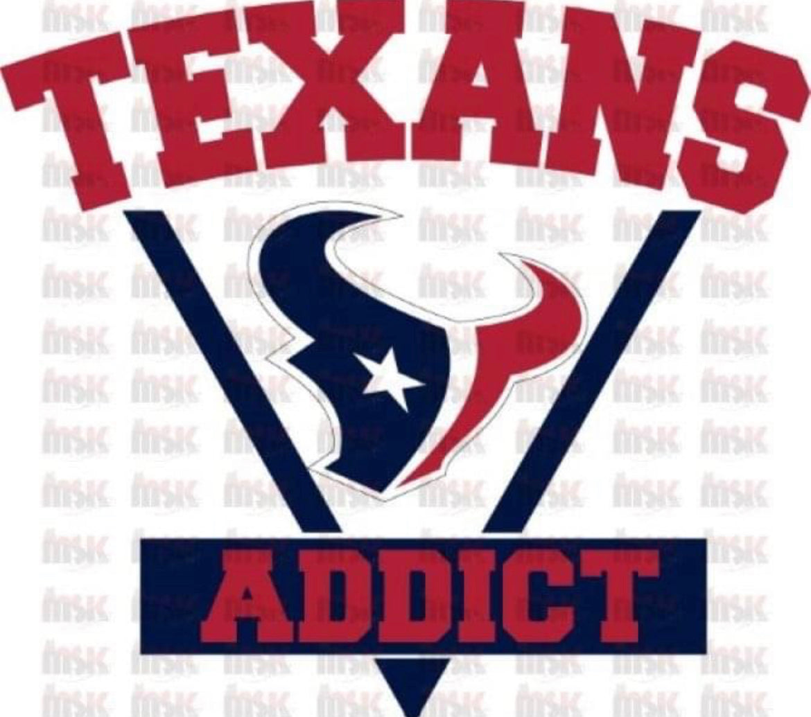 Addict NFL Transfer Print  All teams Available