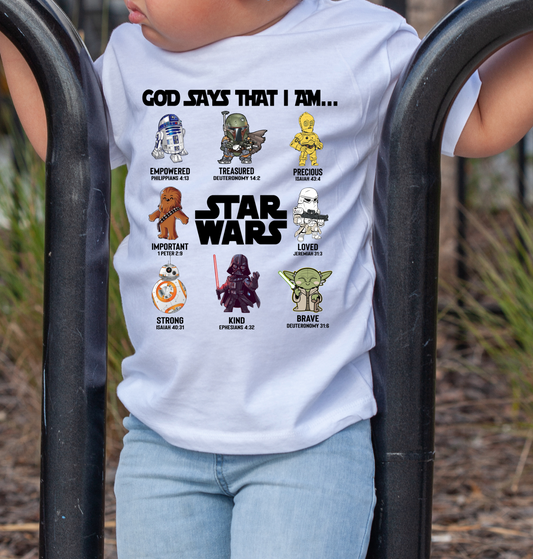 God says I am Star Wars Shirt