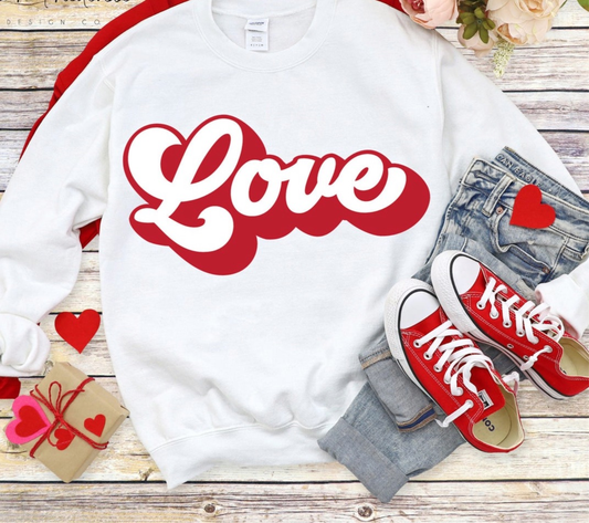 Love sweatshirt