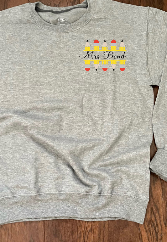 Pencil Monogram Sweatshirt