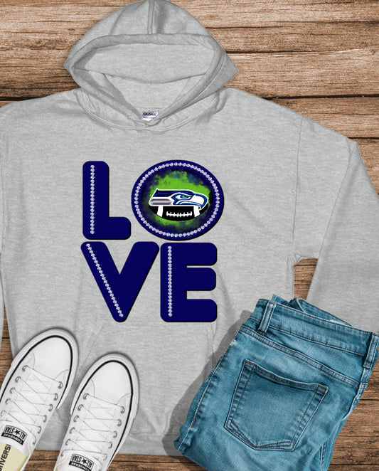 NFL Love Your Team Hoodie (All teams Available)