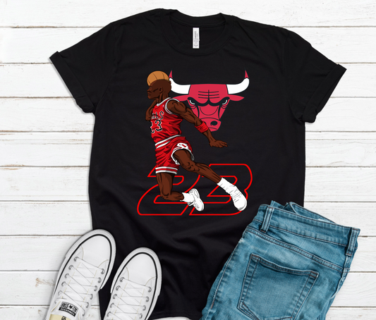 Throw back 23 bulls Shirt