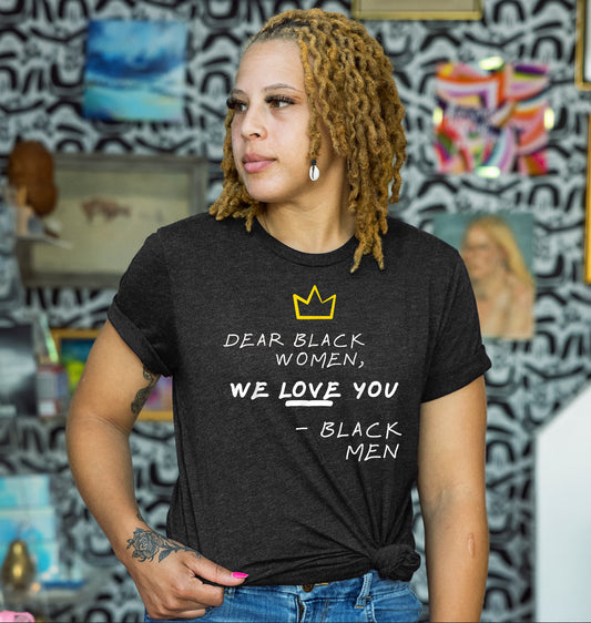 Dear Black Women We love you Black Men Transfer (10inch)