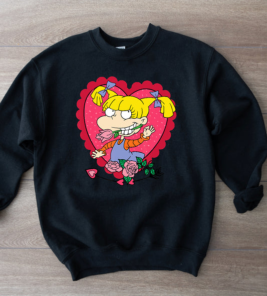 Youth Angelica Valentines Day Sweatshirt